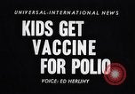 Image la vaccination contre la poliomyélite California United States USA, 1955, de la seconde 5 séquences d'archives historiques vidéo 65675033806