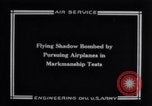 Standbild shadow Bombardierung Texas United States USA, 1925, aus Sekunde 4 historischem Filmmaterial Videoclip 65675033827