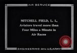 Standbild lt Bettis gewinnt Pulitzer-preis Air Race in Curtiss R3C-1 Racer New York United States USA, 1925, aus Sekunde 6 historischem Filmmaterial Videoclip 65675033829
