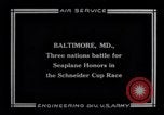 Standbild Schneider Cup Rennen Baltimore Maryland USA, 1925, aus Sekunde 3 historischem Filmmaterial Videoclip 65675033830