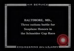 Standbild Schneider Cup Rennen Baltimore Maryland USA, 1925, aus Sekunde 10 historischem Filmmaterial Videoclip 65675033830