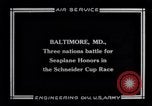 Standbild Schneider Cup Rennen Baltimore Maryland USA, 1925, aus Sekunde 11 historischem Filmmaterial Videoclip 65675033830