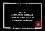 Image of XA-1 ambulance plane United States USA, 1925, second 7 stock footage video 65675033851