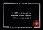 Image of XA-1 ambulance plane United States USA, 1925, second 30 stock footage video 65675033851