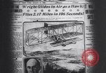 Image of Montage of events involving Wright brothers and their airplanes Virginia United States USA, 1908, second 41 stock footage video 65675033853
