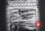 Image of Montage of events involving Wright brothers and their airplanes Virginia United States USA, 1908, second 42 stock footage video 65675033853