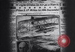 Image of Montage of events involving Wright brothers and their airplanes Virginia United States USA, 1908, second 43 stock footage video 65675033853