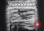 Image of Montage of events involving Wright brothers and their airplanes Virginia United States USA, 1908, second 44 stock footage video 65675033853