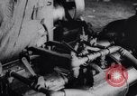 Image of Liberty L-12 airplane engine and fliers of the 94th Aero Squadron United States USA, 1918, second 5 stock footage video 65675033856