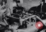 Image of Liberty L-12 airplane engine and fliers of the 94th Aero Squadron United States USA, 1918, second 6 stock footage video 65675033856