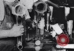 Image of Liberty L-12 airplane engine and fliers of the 94th Aero Squadron United States USA, 1918, second 16 stock footage video 65675033856