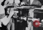 Image of Liberty L-12 airplane engine and fliers of the 94th Aero Squadron United States USA, 1918, second 26 stock footage video 65675033856
