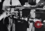 Image of Liberty L-12 airplane engine and fliers of the 94th Aero Squadron United States USA, 1918, second 28 stock footage video 65675033856