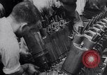 Image of Liberty L-12 airplane engine and fliers of the 94th Aero Squadron United States USA, 1918, second 31 stock footage video 65675033856