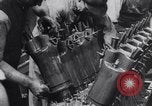 Image of Liberty L-12 airplane engine and fliers of the 94th Aero Squadron United States USA, 1918, second 32 stock footage video 65675033856