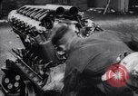 Image of Liberty L-12 airplane engine and fliers of the 94th Aero Squadron United States USA, 1918, second 34 stock footage video 65675033856