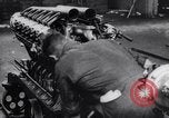Image of Liberty L-12 airplane engine and fliers of the 94th Aero Squadron United States USA, 1918, second 38 stock footage video 65675033856
