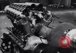 Image of Liberty L-12 airplane engine and fliers of the 94th Aero Squadron United States USA, 1918, second 39 stock footage video 65675033856