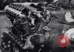 Image of Liberty L-12 airplane engine and fliers of the 94th Aero Squadron United States USA, 1918, second 40 stock footage video 65675033856
