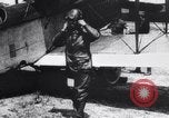 Image of Liberty L-12 airplane engine and fliers of the 94th Aero Squadron United States USA, 1918, second 54 stock footage video 65675033856