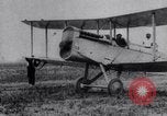 Image of Liberty L-12 airplane engine and fliers of the 94th Aero Squadron United States USA, 1918, second 60 stock footage video 65675033856