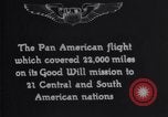 Immagine di Stati Uniti Army Air Service visita volantini 21 Pan American nazioni United States USA, 1926, secondo 4 filmato di repertorio 65675033874