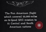 Immagine di Stati Uniti Army Air Service visita volantini 21 Pan American nazioni United States USA, 1926, secondo 6 filmato di repertorio 65675033874