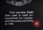 Image of first non-stop coast-to-coast flight across the U.S. United States USA, 1923, second 1 stock footage video 65675033876