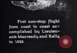 Image of first non-stop coast-to-coast flight across the U.S. United States USA, 1923, second 4 stock footage video 65675033876