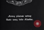 Image of U.S. Army Air Service flight from New York to Nome Alaska United States USA, 1920, second 3 stock footage video 65675033878