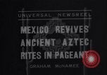 Standbild Aztec Riten Mexiko, 1935, aus Sekunde 5 historischem Filmmaterial Videoclip 65675033886