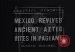 Standbild Aztec Riten Mexiko, 1935, aus Sekunde 6 historischem Filmmaterial Videoclip 65675033886