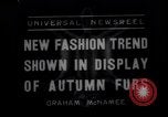 Image of fashion show New York United States USA, 1935, second 1 stock footage video 65675033892
