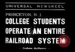 Image of railroad system Princeton New Jersey USA, 1938, second 3 stock footage video 65675033907
