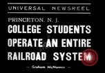 Image of railroad system Princeton New Jersey USA, 1938, second 6 stock footage video 65675033907
