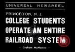 Image of railroad system Princeton New Jersey USA, 1938, second 7 stock footage video 65675033907