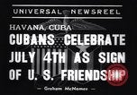 Image of 4th July celebration Havana Cuba, 1938, second 23 stock footage video 65675033913
