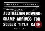 Standbild sculls Titel rennen Toronto Ontario Kanada, 1938, aus Sekunde 4 historischem Filmmaterial Videoclip 65675033922