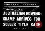 Standbild sculls Titel rennen Toronto Ontario Kanada, 1938, aus Sekunde 5 historischem Filmmaterial Videoclip 65675033922