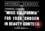 Standbild Miss California contest Venice Beach Los Angeles California USA, 1938, aus Sekunde 3 historischem Filmmaterial Videoclip 65675033923