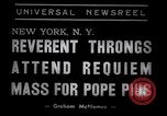 Standbild Requiem New York United States USA, 1939, aus Sekunde 3 historischem Filmmaterial Videoclip 65675033930