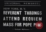 Standbild Requiem New York United States USA, 1939, aus Sekunde 4 historischem Filmmaterial Videoclip 65675033930