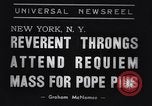 Standbild Requiem New York United States USA, 1939, aus Sekunde 5 historischem Filmmaterial Videoclip 65675033930