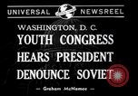 Image of Franklin D Roosevelt Washington DC USA, 1940, second 5 stock footage video 65675033937