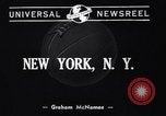 Image of college basketball game New York City USA, 1940, second 1 stock footage video 65675033945