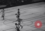 Image of college basketball game New York City USA, 1940, second 14 stock footage video 65675033945