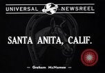 Image of Santa Anita Race Arcadia California USA, 1940, second 3 stock footage video 65675033947