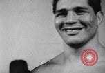 Image of Arturo Godoy with Joe Louis New York City USA, 1940, second 23 stock footage video 65675033948