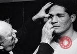 Image of Arturo Godoy with Joe Louis New York City USA, 1940, second 31 stock footage video 65675033948