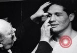 Image of Arturo Godoy with Joe Louis New York City USA, 1940, second 32 stock footage video 65675033948